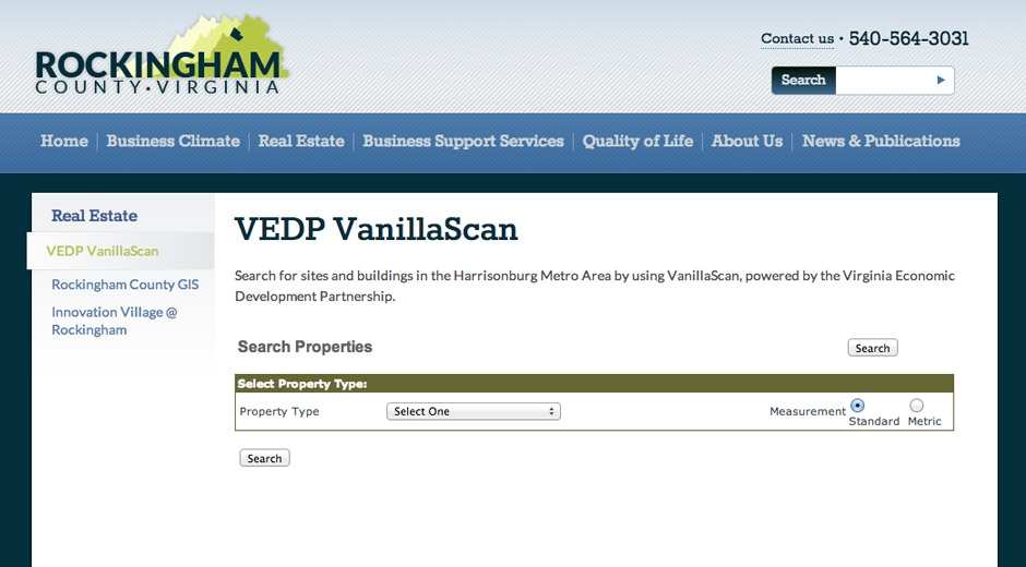 Visitors have access to a complete database of sites and buildings through Virginia's VanillaScan database.